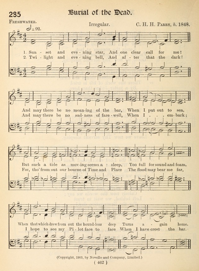 Church Hymns: with tunes (New ed.) page 462