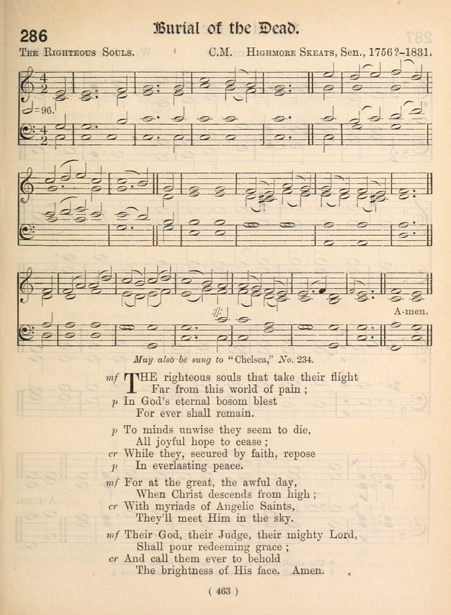 Church Hymns: with tunes (New ed.) page 463