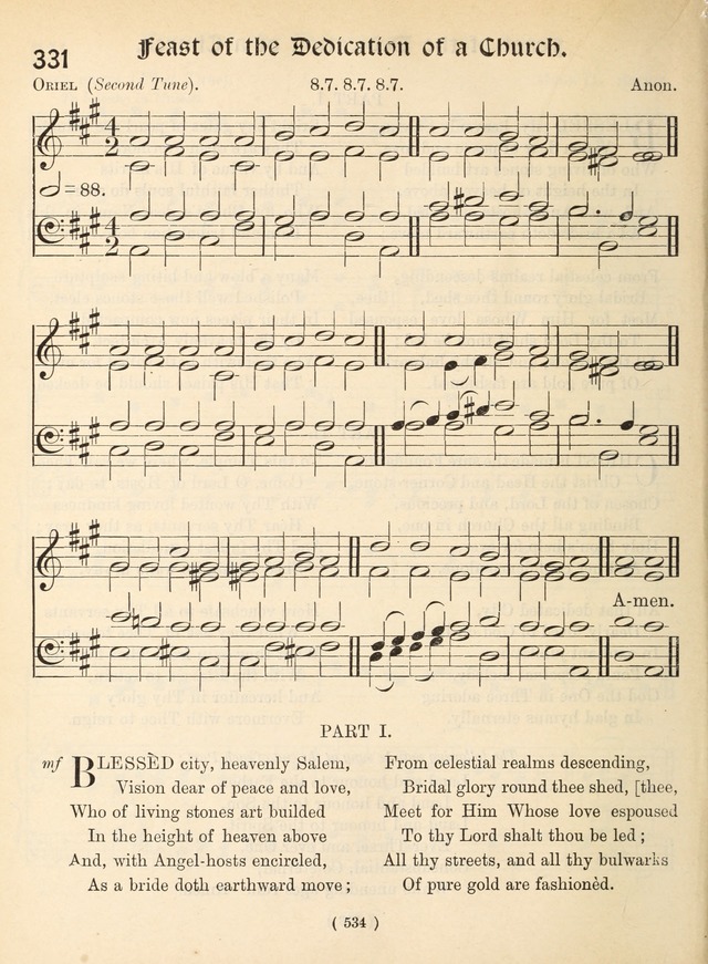 Church Hymns: with tunes (New ed.) page 534