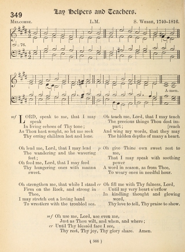 Church Hymns: with tunes (New ed.) page 566