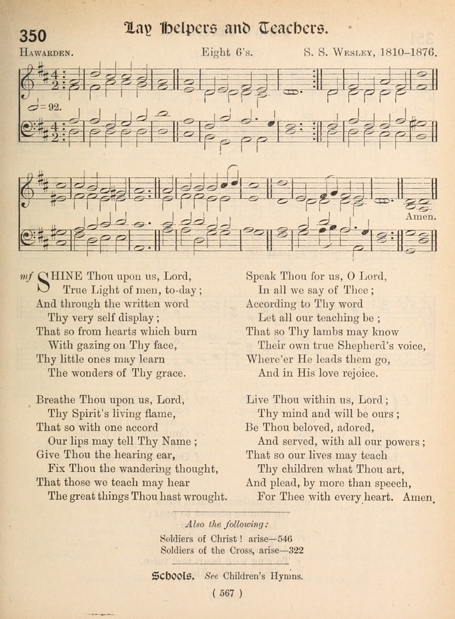 Church Hymns: with tunes (New ed.) page 567
