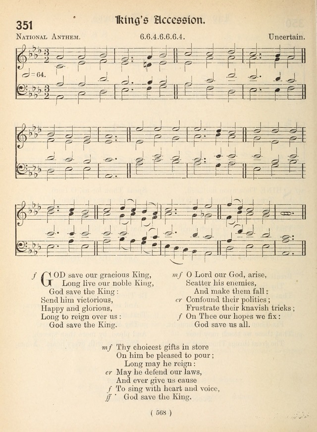 Church Hymns: with tunes (New ed.) page 568