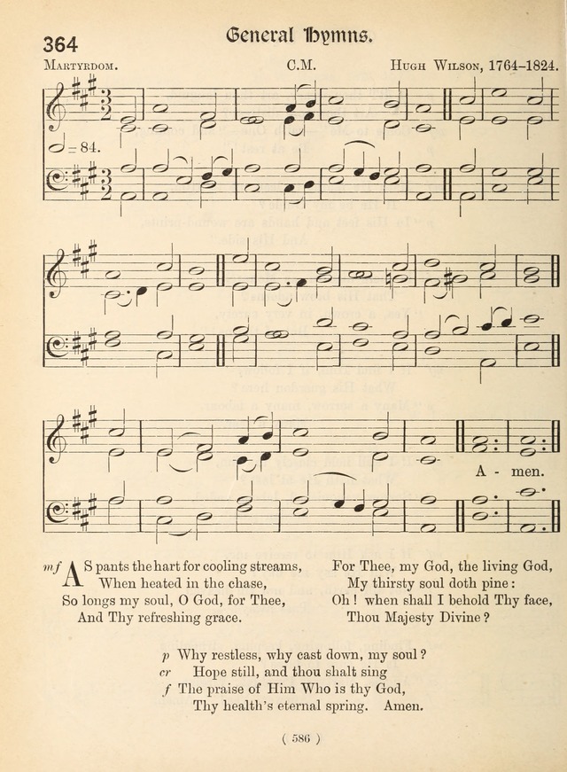 Church Hymns: with tunes (New ed.) page 586