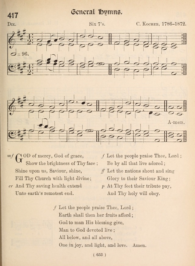 Church Hymns: with tunes (New ed.) page 653