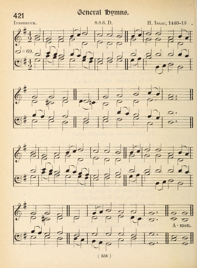 Church Hymns: with tunes (New ed.) page 658