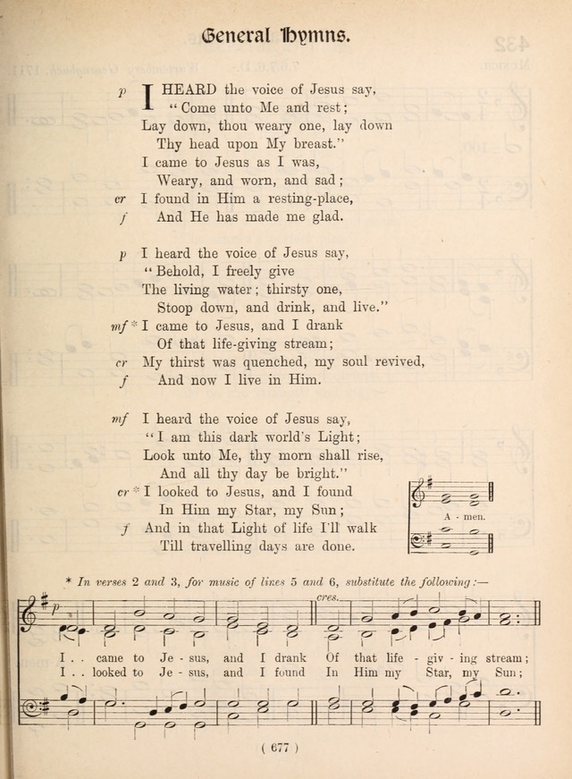 Church Hymns: with tunes (New ed.) page 677