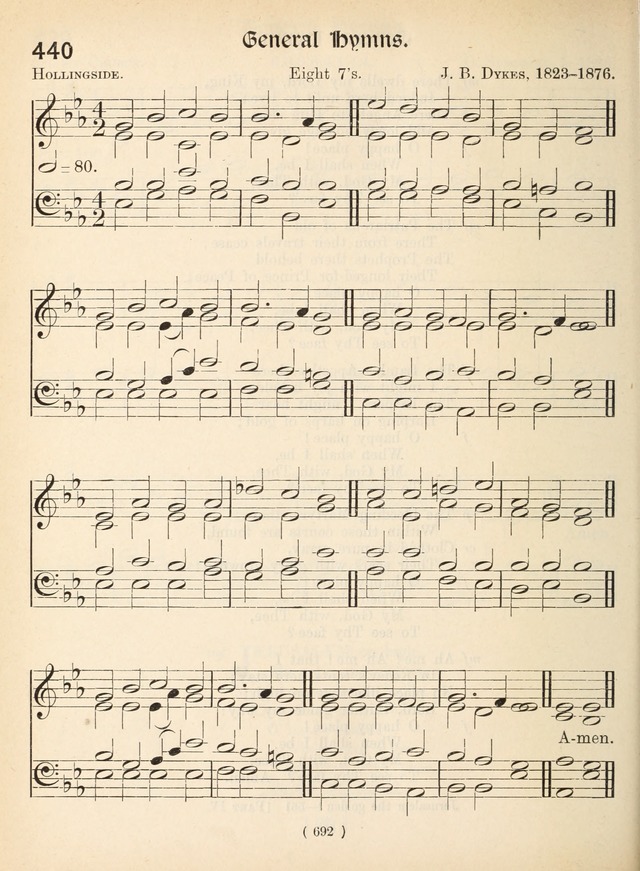 Church Hymns: with tunes (New ed.) page 692
