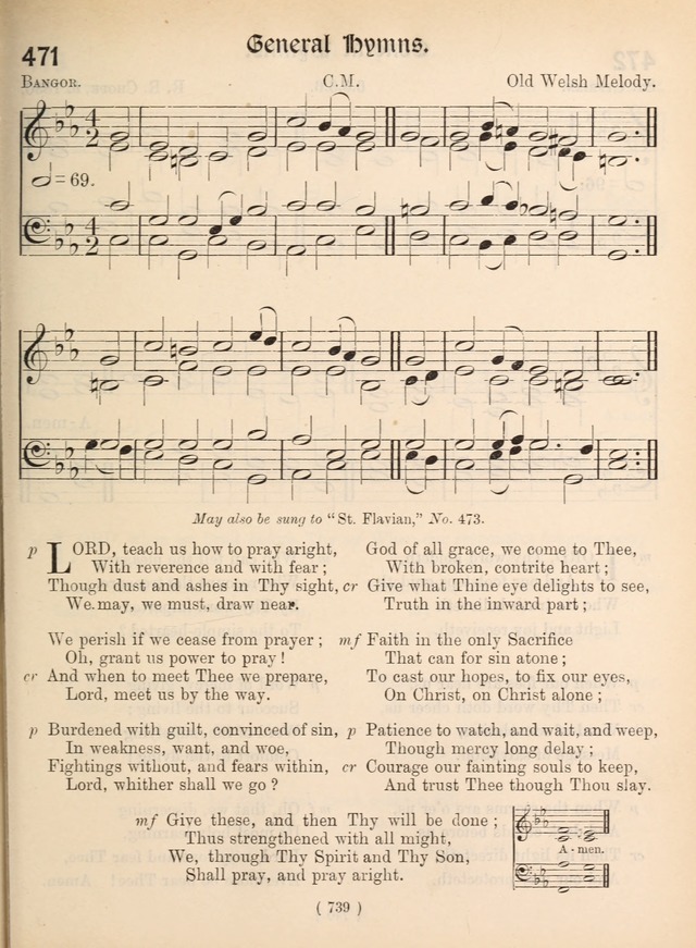 Church Hymns: with tunes (New ed.) page 739