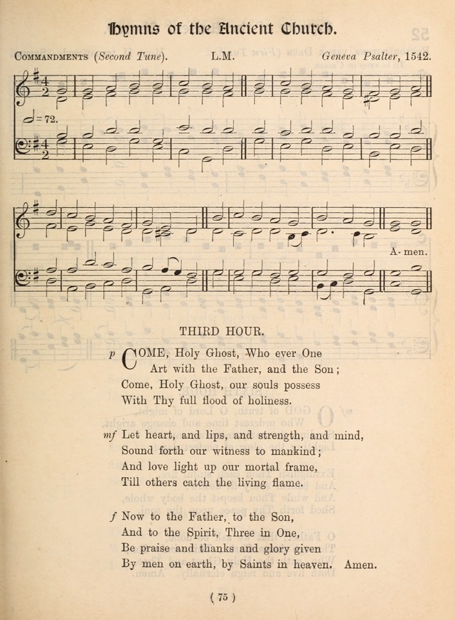Church Hymns: with tunes (New ed.) page 75