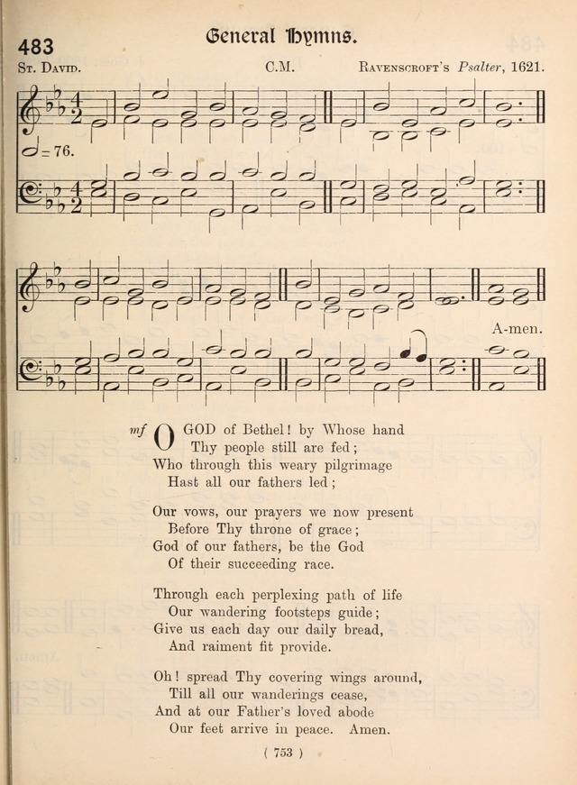 Church Hymns: with tunes (New ed.) page 753