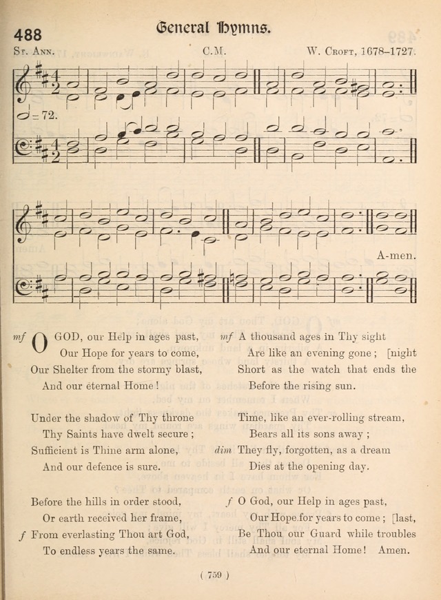 Church Hymns: with tunes (New ed.) page 759
