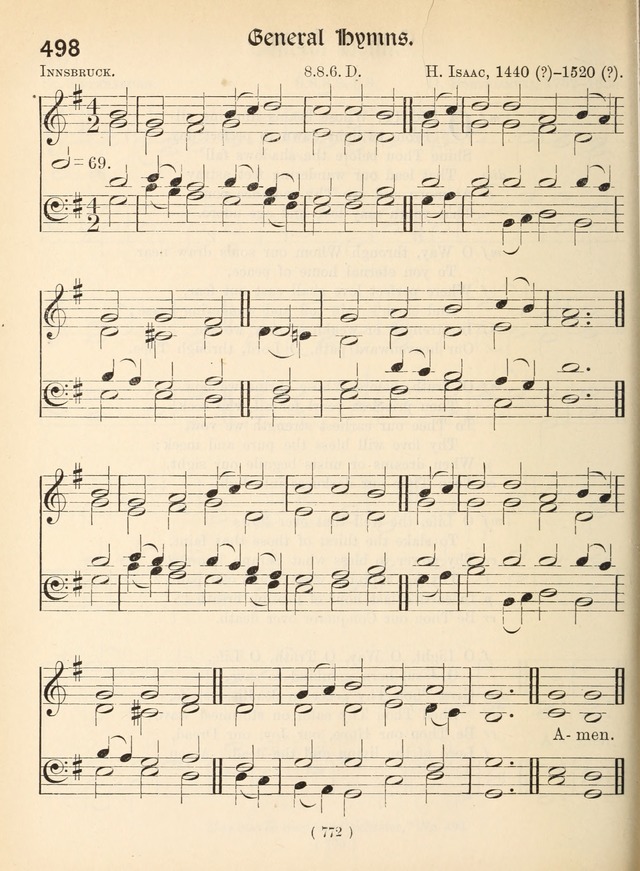 Church Hymns: with tunes (New ed.) page 772