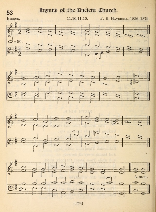 Church Hymns: with tunes (New ed.) page 78