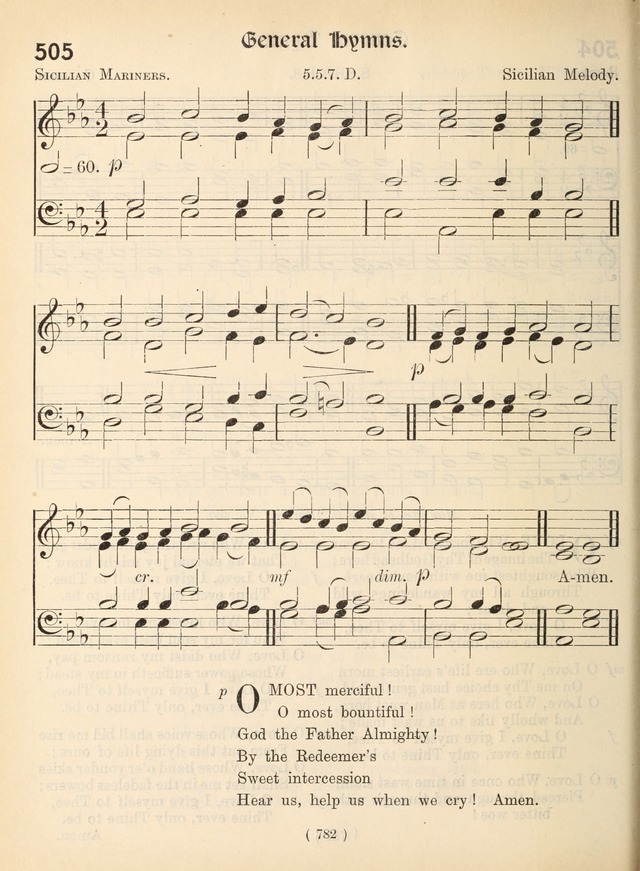Church Hymns: with tunes (New ed.) page 782