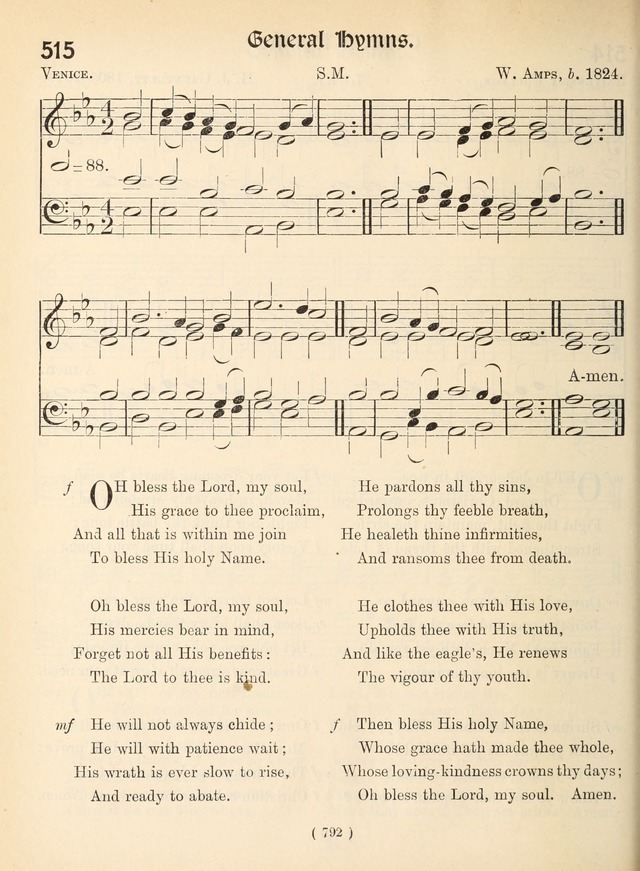 Church Hymns: with tunes (New ed.) page 792