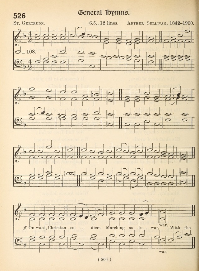 Church Hymns: with tunes (New ed.) page 806