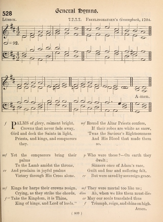 Church Hymns: with tunes (New ed.) page 809