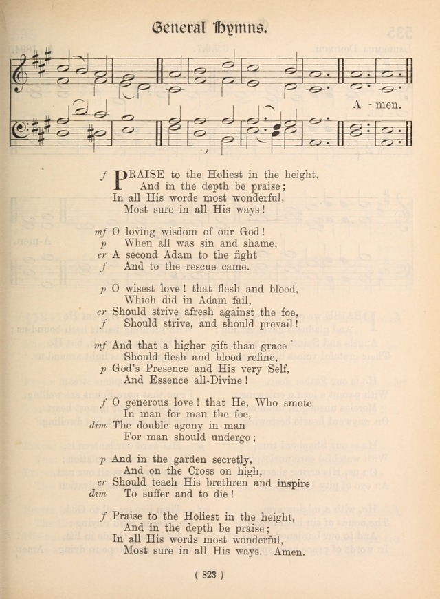 Church Hymns: with tunes (New ed.) page 823