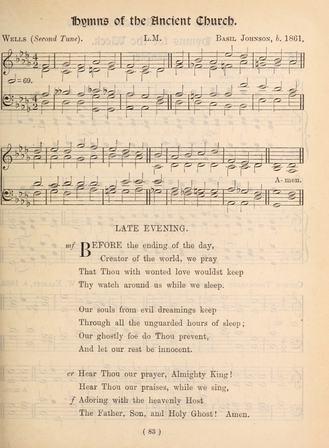 Church Hymns: with tunes (New ed.) page 83