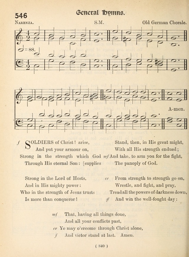 Church Hymns: with tunes (New ed.) page 840