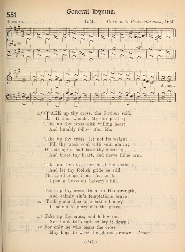 Church Hymns: with tunes (New ed.) page 847