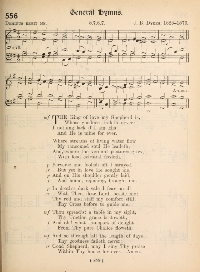 Church Hymns: with tunes (New ed.) page 855
