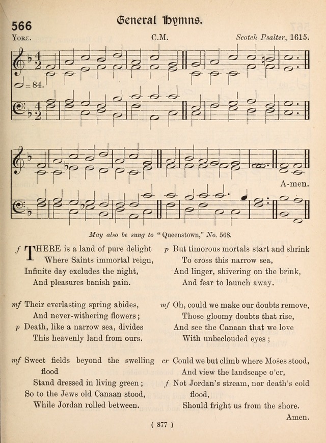 Church Hymns: with tunes (New ed.) page 877