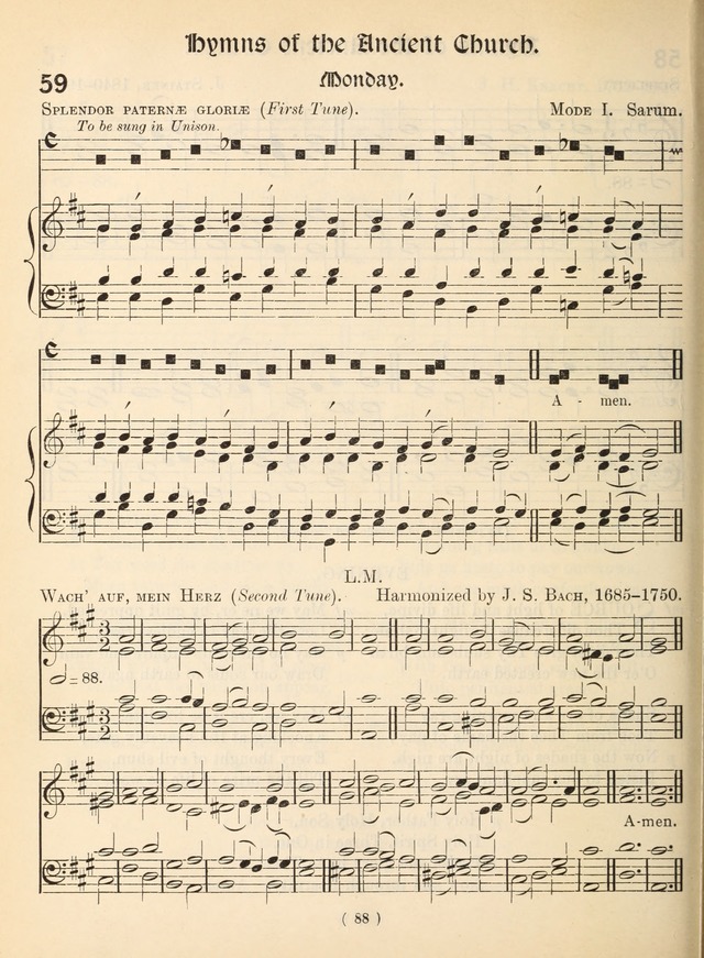 Church Hymns: with tunes (New ed.) page 88