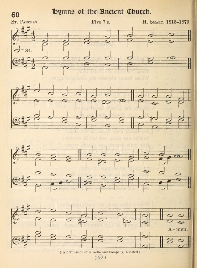 Church Hymns: with tunes (New ed.) page 90