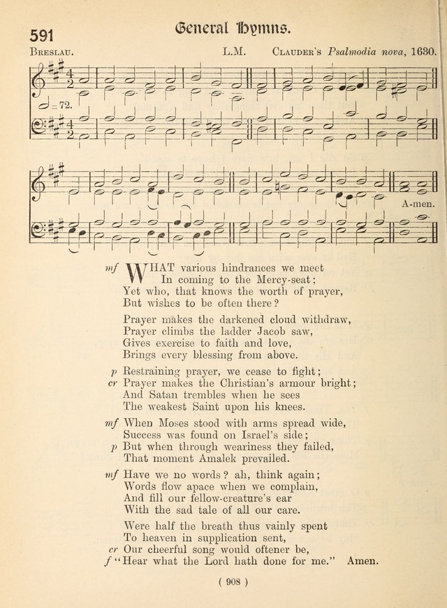 Church Hymns: with tunes (New ed.) page 908