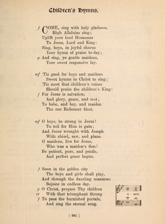 Church Hymns: with tunes (New ed.) page 941