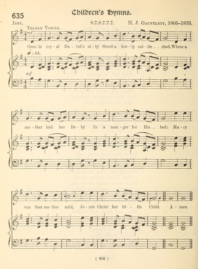 Church Hymns: with tunes (New ed.) page 966