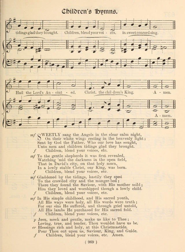 Church Hymns: with tunes (New ed.) page 969