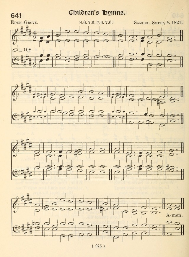 Church Hymns: with tunes (New ed.) page 976