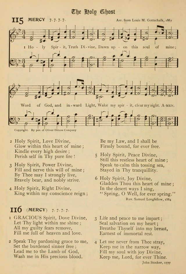 The Chapel Hymnal page 103