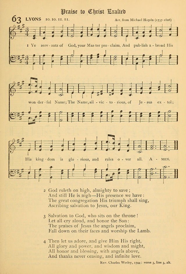 The Chapel Hymnal page 66