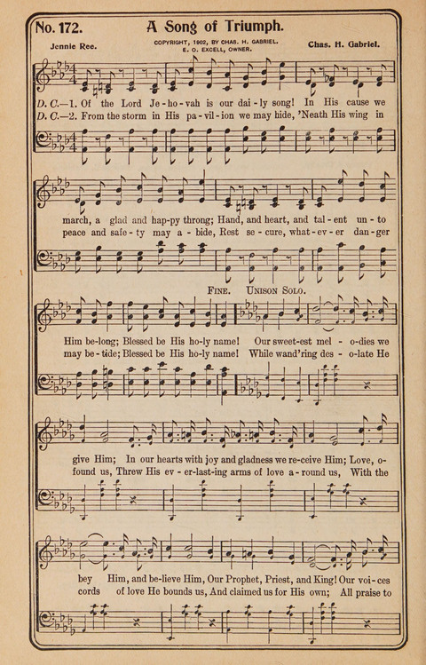 Coronation Hymns: for the Church and Sunday-school (with supplement) page 172