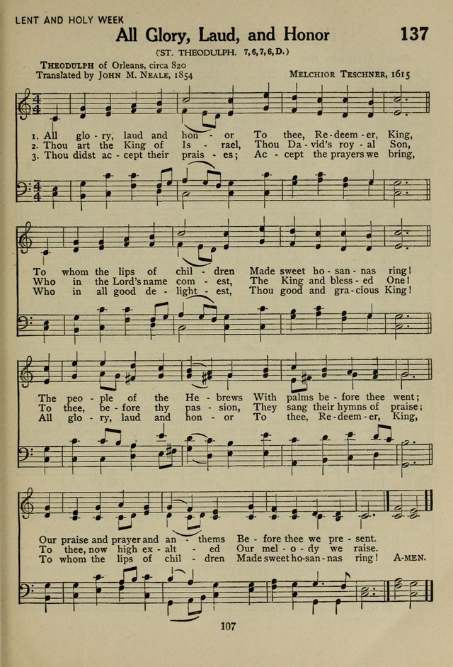 The Century Hymnal page 107