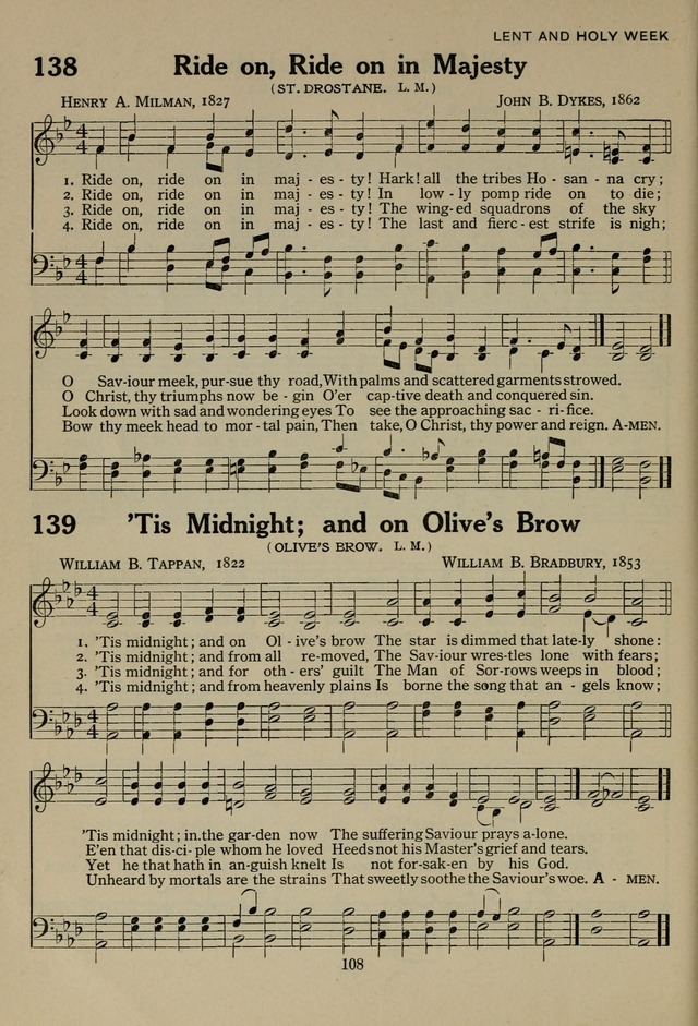 The Century Hymnal page 108