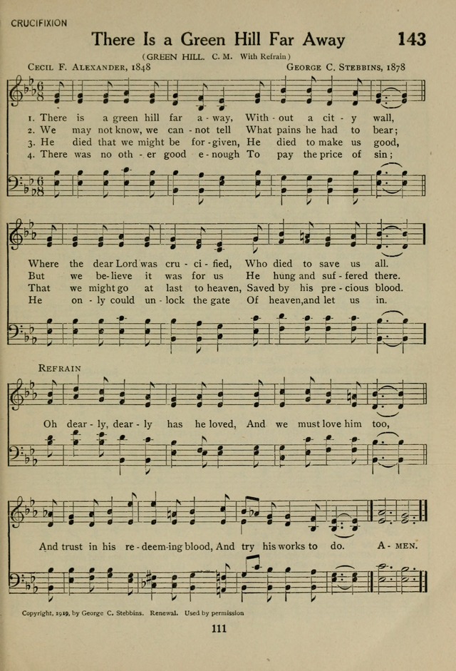 The Century Hymnal page 111