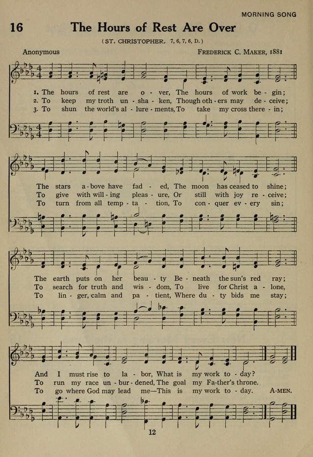 The Century Hymnal page 12