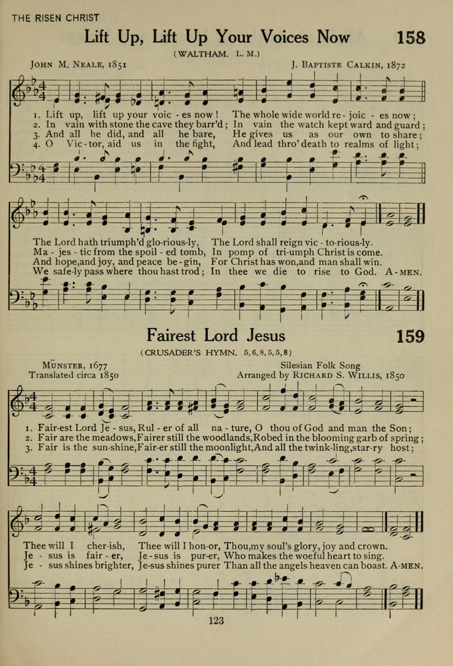 The Century Hymnal page 123