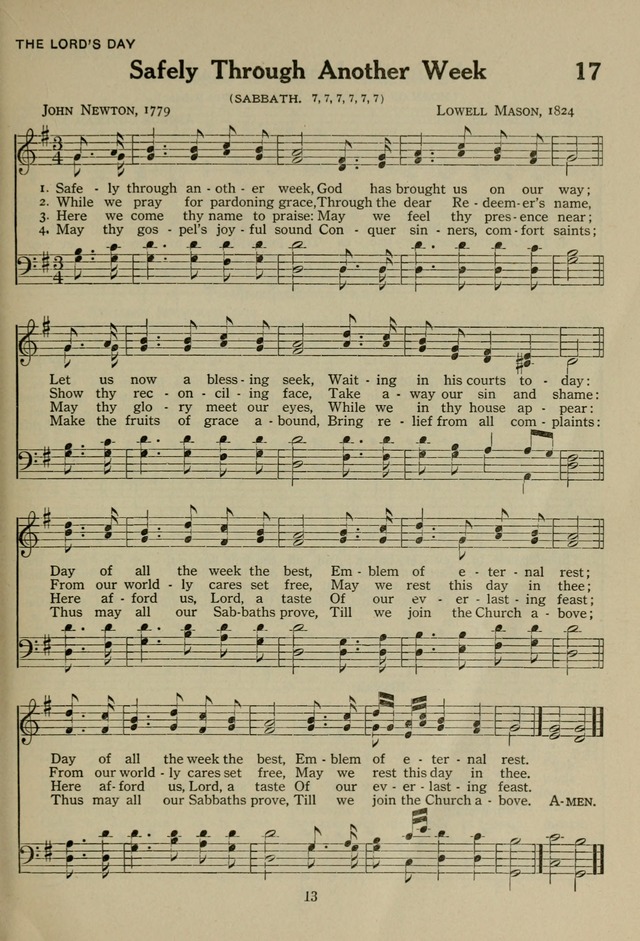 The Century Hymnal page 13