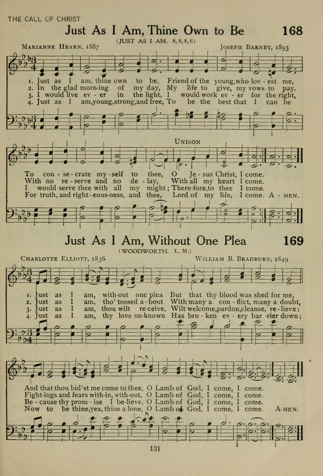 The Century Hymnal page 131