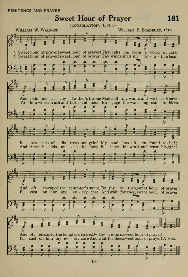 The Century Hymnal page 139