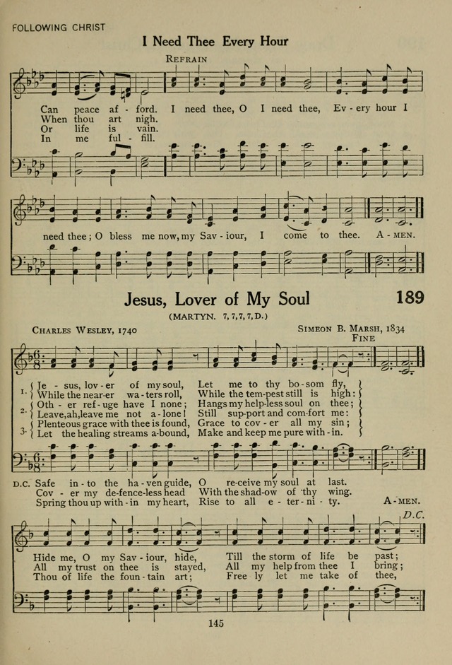 The Century Hymnal page 145