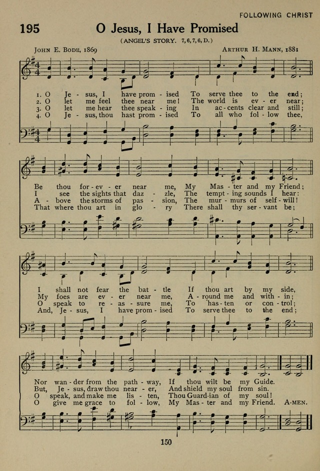 The Century Hymnal page 150