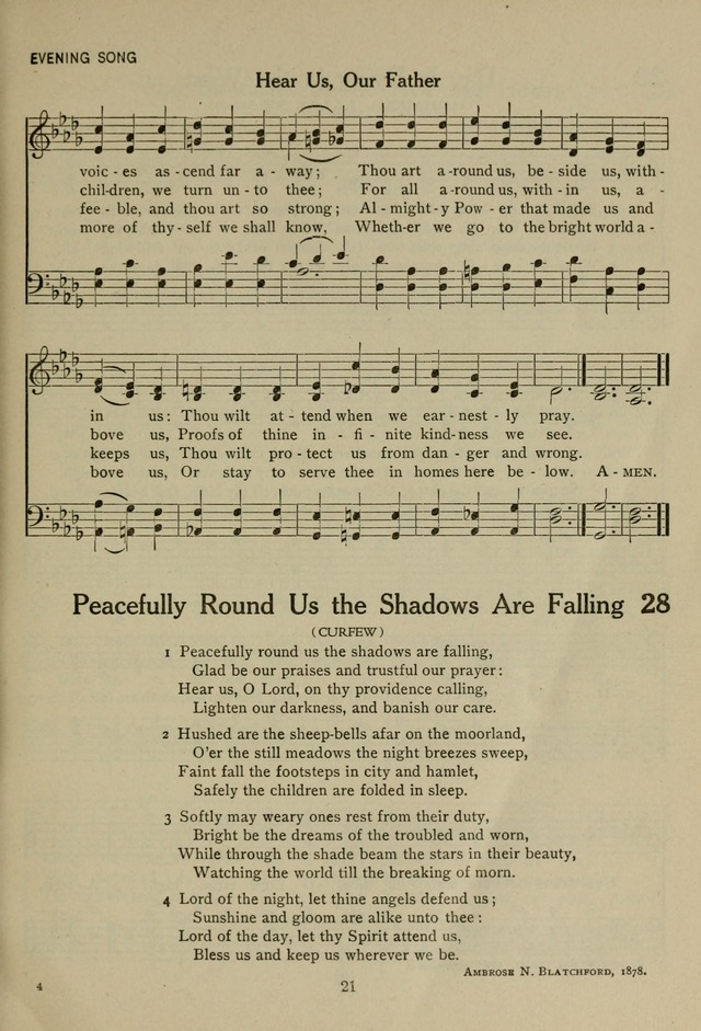 The Century Hymnal page 21