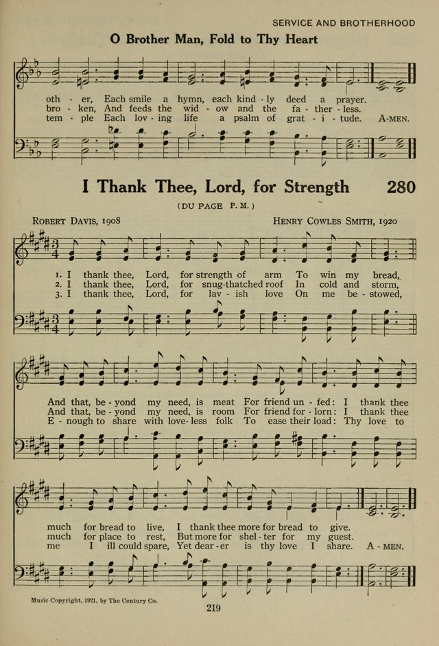The Century Hymnal page 219