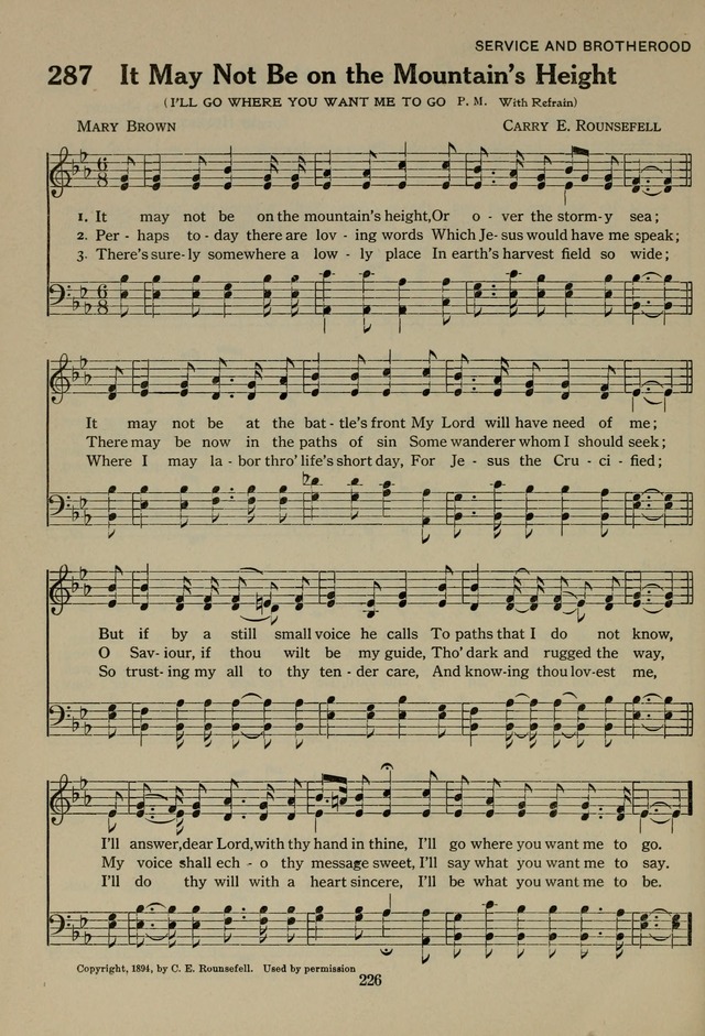 The Century Hymnal page 226